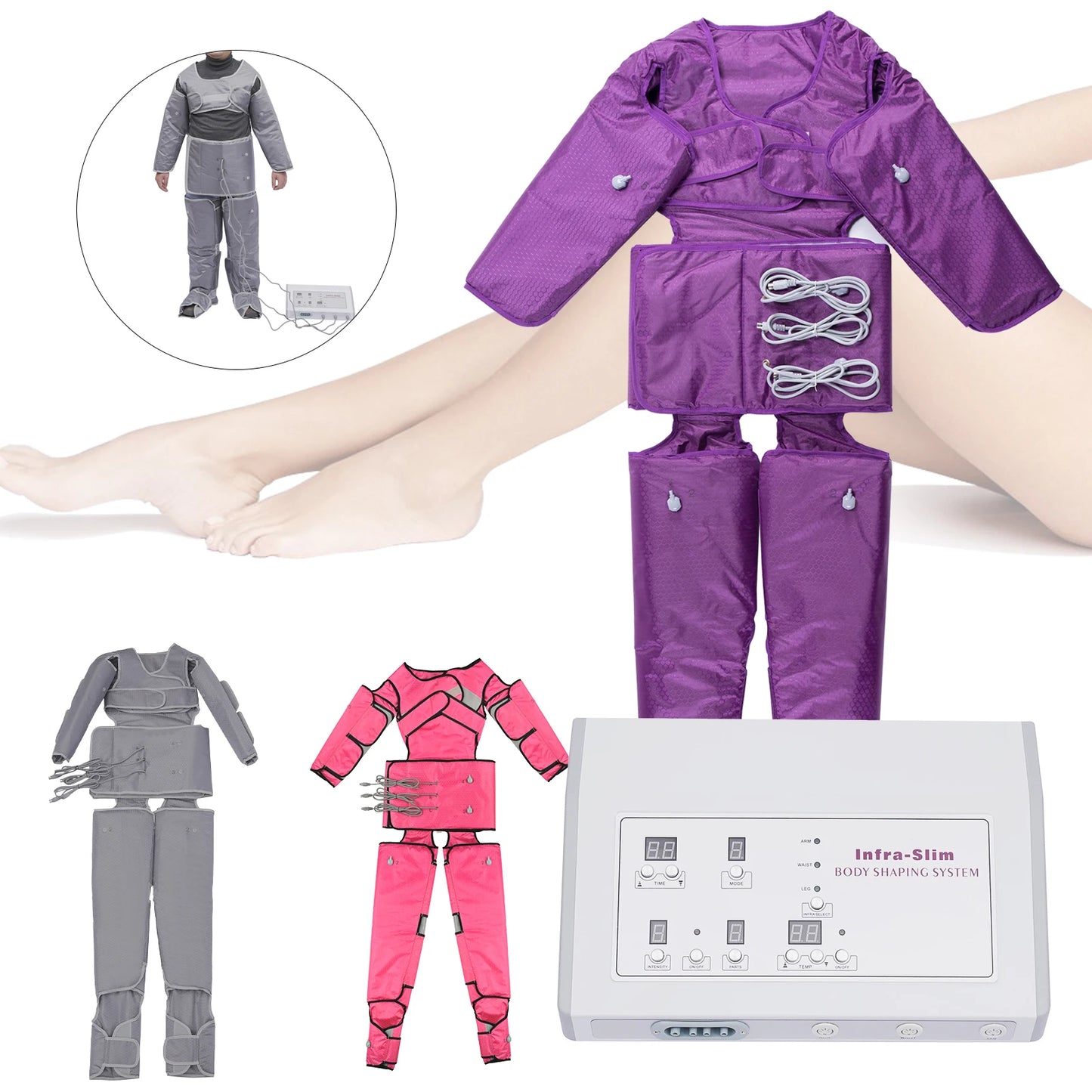 220V Lymphdrainage-Massagegerät – Drucktherapie gegen Cellulite & zur Unterstützung beim Abnehmen