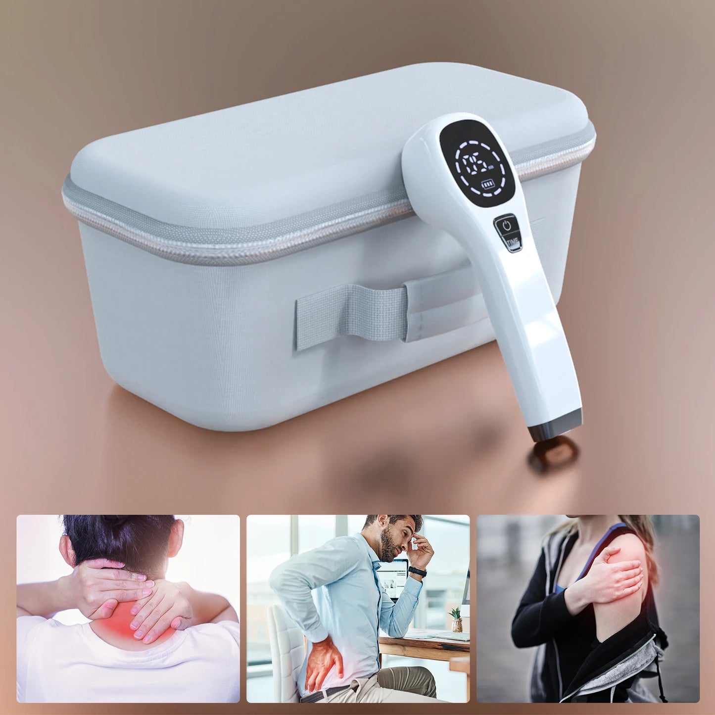KTS-Lasertherapiegerät zur Linderung von Körperschmerzen – Duales 808-nm-LLLT-Physiotherapiegerät zur Behandlung von Knie-, Arthritis-, Schulter- und Haustierschmerzen