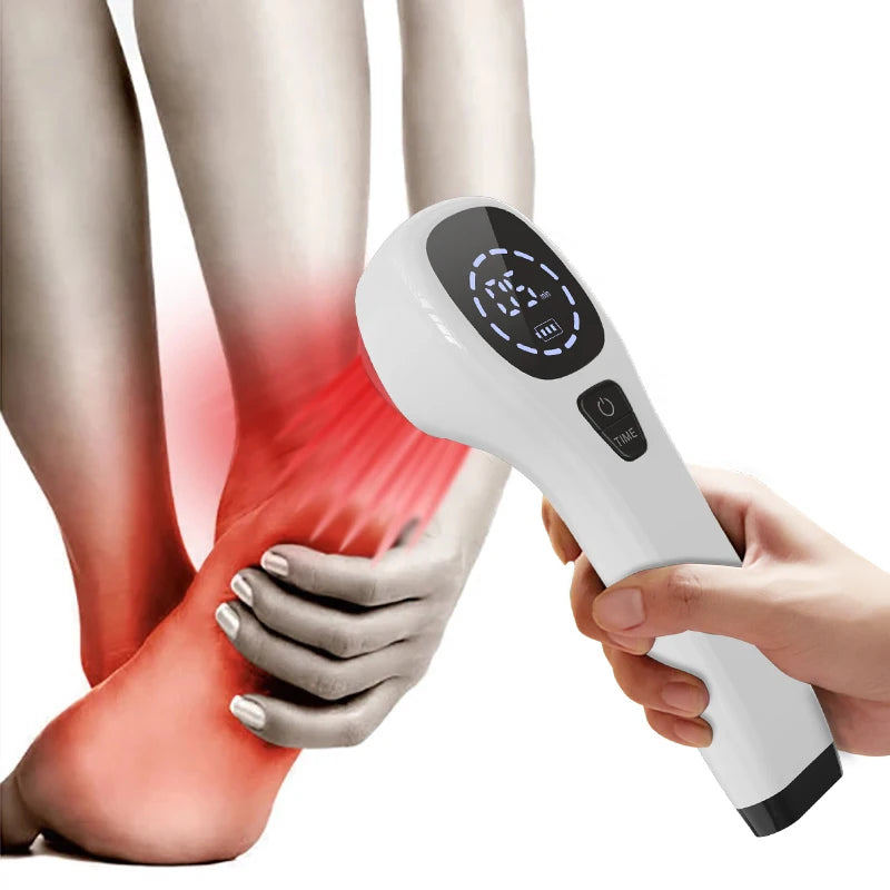 KTS-Lasertherapiegerät zur Linderung von Körperschmerzen – Duales 808-nm-LLLT-Physiotherapiegerät zur Behandlung von Knie-, Arthritis-, Schulter- und Haustierschmerzen
