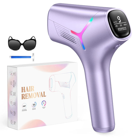IPL-Haarentfernungsgerät – Laser-Epilierer mit 990.000 Lichtimpulsen für Frauen, schmerzfreie dauerhafte Körper- und Bikinihaarentfernung zu Hause